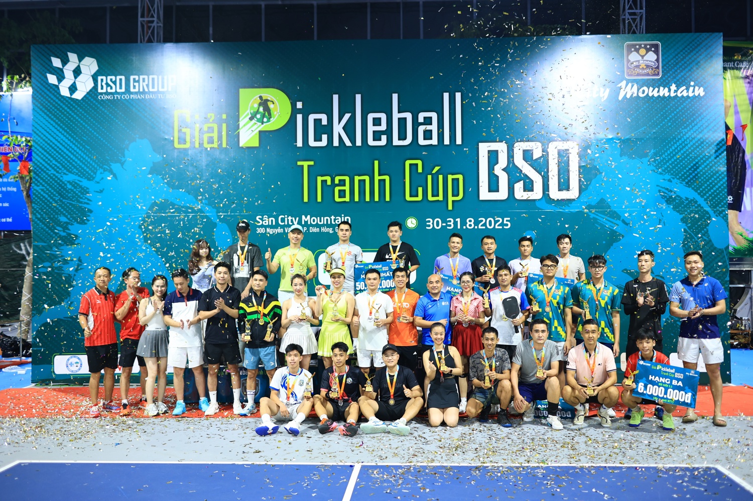 Giải Pickleball Tranh Cúp BSO - 30,31/8/2025