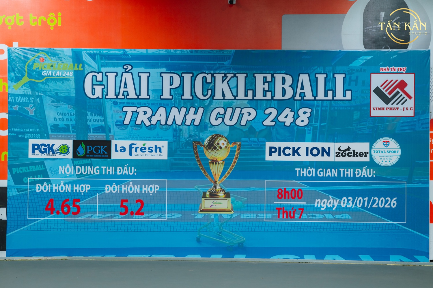Giải Pickleballl Tranh Cúp 248